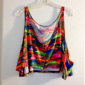 Vintage Beach Tees Crop Top
